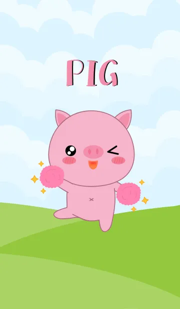 [LINE着せ替え] So Cute Pig Theme (jp)の画像1