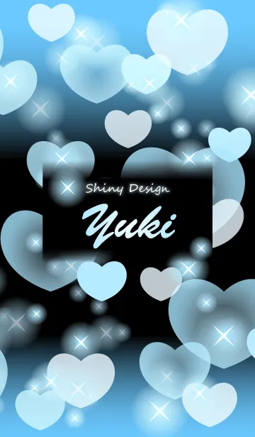[LINE着せ替え] ゆき❤️の着せかえ❤️水色ハートの画像1