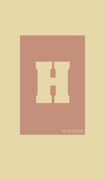 [LINE着せ替え] Vintage Initial H.の画像1