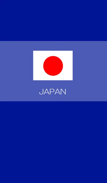 [LINE着せ替え] 青×日本！の画像1