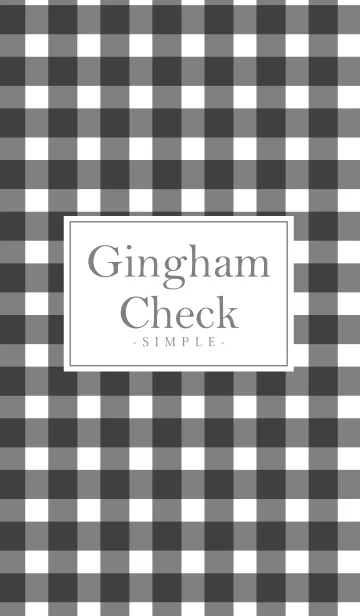 [LINE着せ替え] Gingham Check -MEKYM-の画像1