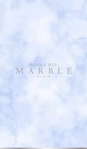 [LINE着せ替え] MARBLE -NATURAL BLUE-の画像1