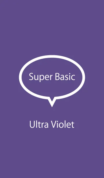 [LINE着せ替え] Super Basic Ultra Violetの画像1