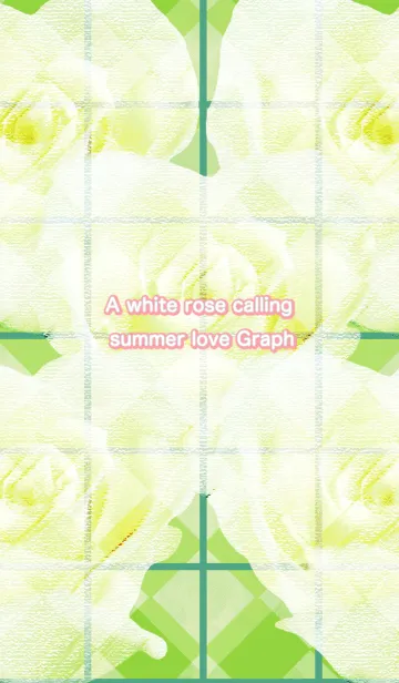 [LINE着せ替え] 夏の恋を呼ぶ白い薔薇グラフの画像1