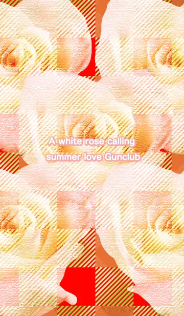 [LINE着せ替え] 夏の恋を呼ぶ白い薔薇ガンクラブの画像1