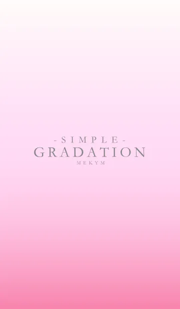 [LINE着せ替え] PINK GRADATION -SIMPLE-の画像1