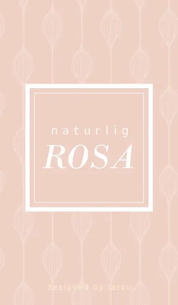 [LINE着せ替え] ナチュラルピンクの画像1