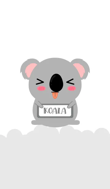 [LINE着せ替え] Simple Love Cute Koala Theme Vr.2 (jp)の画像1