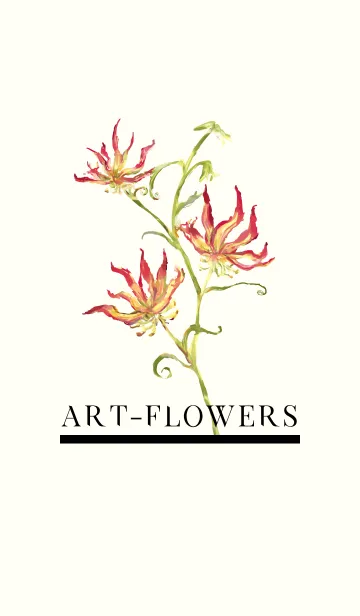 [LINE着せ替え] Art-flowers Gloriosaの画像1