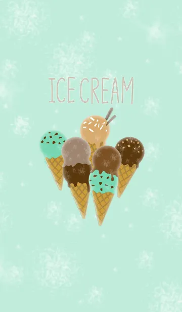 [LINE着せ替え] 大人テイストのアイスクリームの画像1