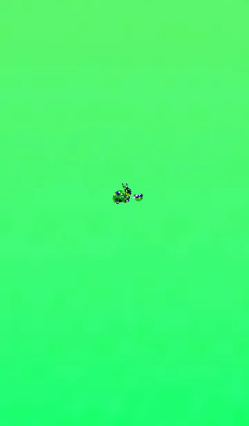 [LINE着せ替え] ラメうさのお守りエメラルド2の画像1