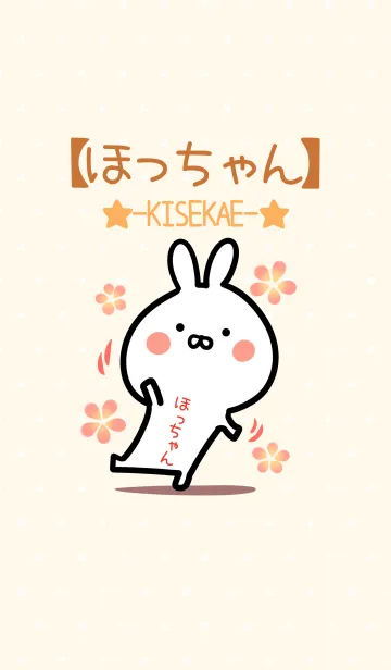 [LINE着せ替え] ☆【ほっちゃん】のウサギ着せかえ☆の画像1