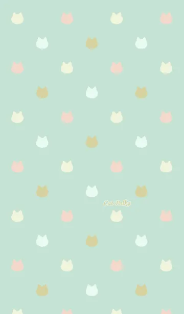 [LINE着せ替え] Cat Polka[French]の画像1