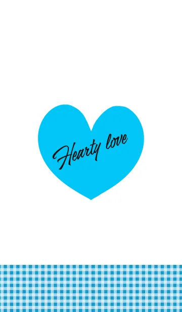 [LINE着せ替え] Hearty love _sky blue_の画像1