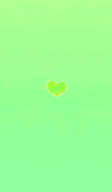[LINE着せ替え] 幸運を呼ぶハートライトグリーンの画像1