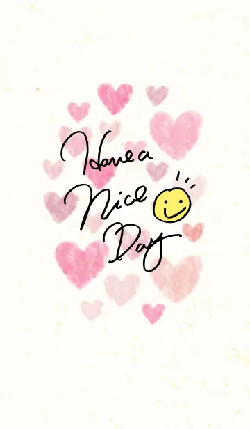 [LINE着せ替え] 大人スマイルとハート23の画像1