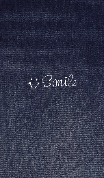 [LINE着せ替え] スマイル-デニム20-の画像1