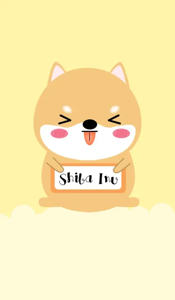 [LINE着せ替え] Simple Love Shiba Inu Theme Vr.2 (jp)の画像1