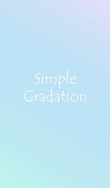 [LINE着せ替え] Simple Gradation -GREEN+BLUE+PINK-の画像1