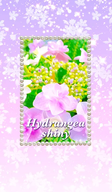 [LINE着せ替え] Hydrangea shinyの画像1