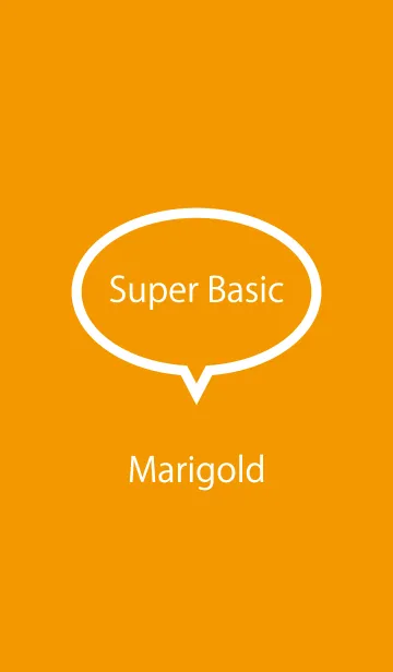 [LINE着せ替え] Super Basic Marigoldの画像1