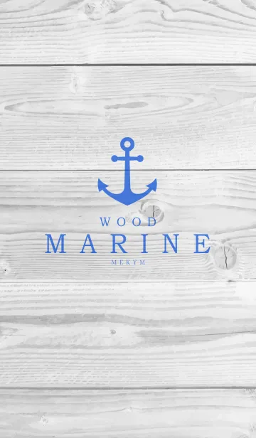 [LINE着せ替え] MARINE WHITE WOOD 3 -SUMMER-の画像1