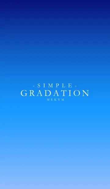 [LINE着せ替え] BLUE GRADATION -SIMPLE-の画像1