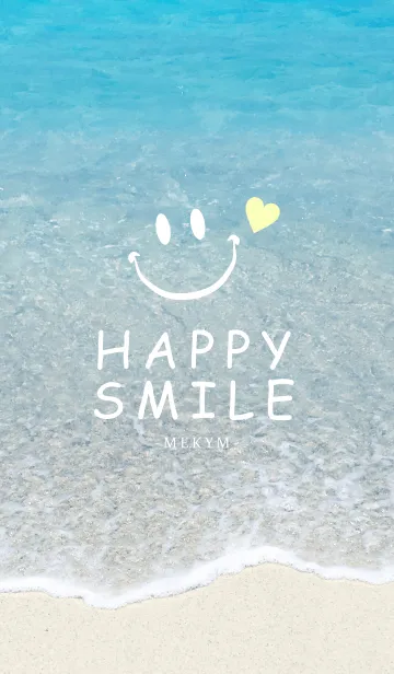 [LINE着せ替え] HAPPY SMILE SEA -MEKYM-の画像1