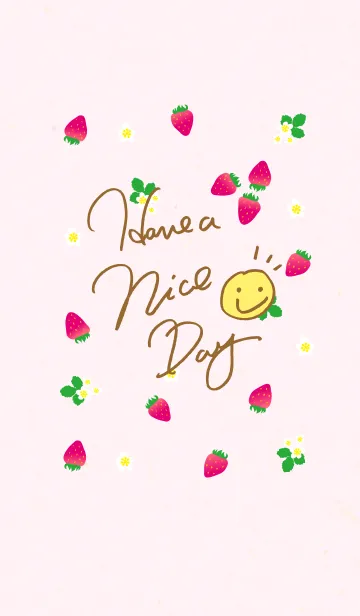 [LINE着せ替え] いちご-スマイル23-の画像1