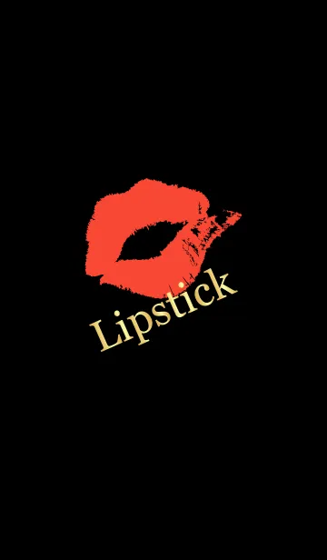 [LINE着せ替え] LIPSTICK -ORANGE-の画像1