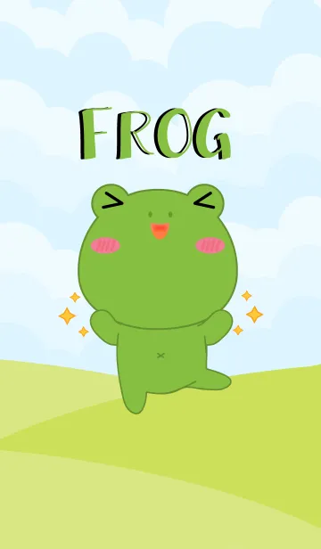 [LINE着せ替え] So Cute Frog Theme (jp)の画像1