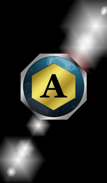 [LINE着せ替え] Good fortune Initials 10 "A"(j)の画像1