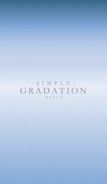[LINE着せ替え] BLUE METAL GRADATION -SIMPLE-の画像1