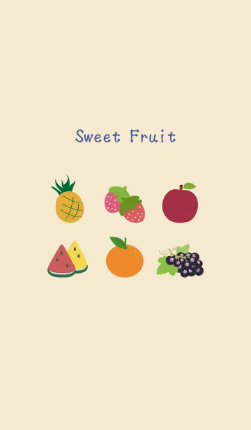 [LINE着せ替え] 甘くてカラフルな果物の画像1