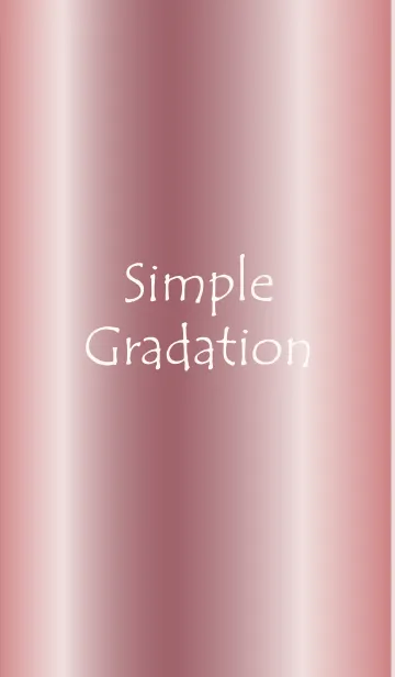 [LINE着せ替え] Simple Gradation -GLOSSY PINK-の画像1