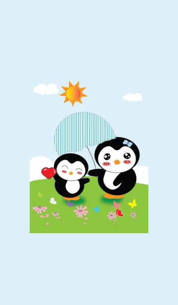 [LINE着せ替え] Cute Penguin jpの画像1