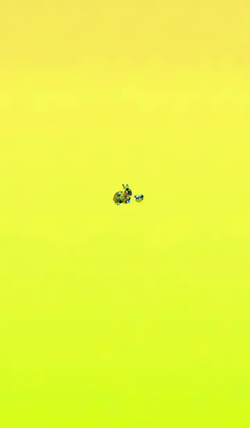 [LINE着せ替え] ラメうさのお守りレモンイエローの画像1