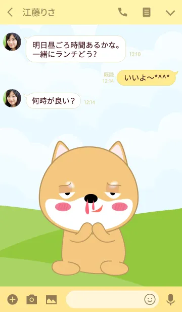 [LINE着せ替え] So Cute Shiba Inu Dog Theme (jp)の画像3