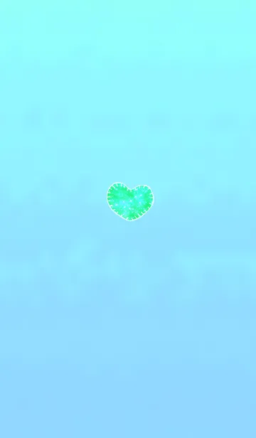 [LINE着せ替え] 幸運を呼ぶハートブルーの画像1