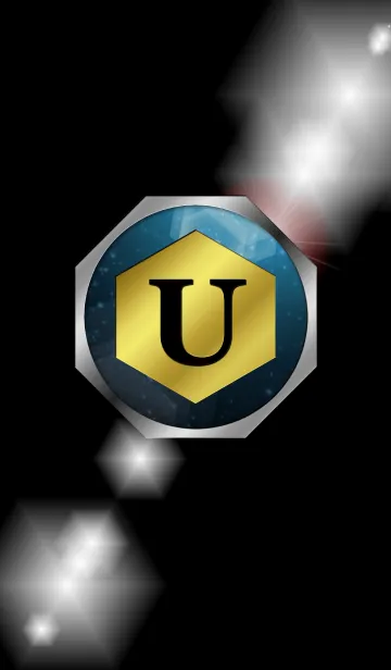 [LINE着せ替え] Good fortune Initials 10 "U"(j)の画像1