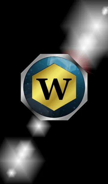 [LINE着せ替え] Good fortune Initials 10 "W"(j)の画像1