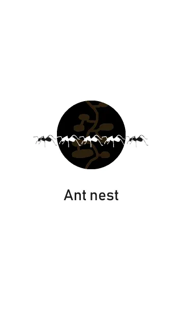 [LINE着せ替え] アリの巣の画像1