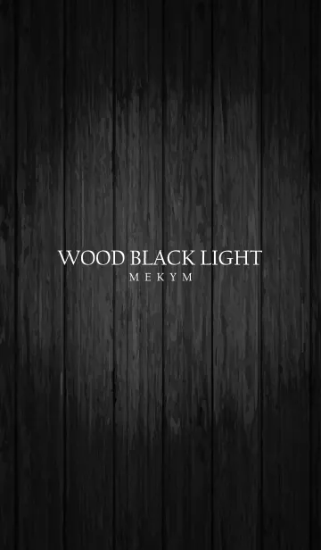 [LINE着せ替え] WOOD BLACK THEME -GOLD＆WHITE-の画像1