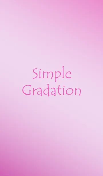 [LINE着せ替え] Simple Gradation -Shiny Pink-の画像1