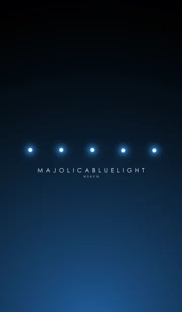 [LINE着せ替え] MAJOLICA BLUE LIGHT -MEKYM-の画像1