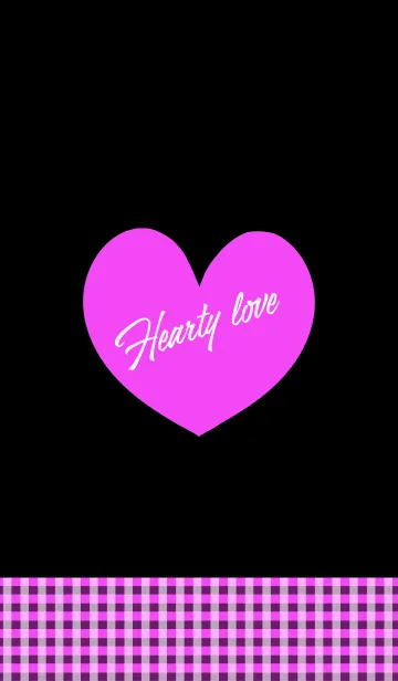 [LINE着せ替え] Hearty love ❤️ vivid pinkの画像1