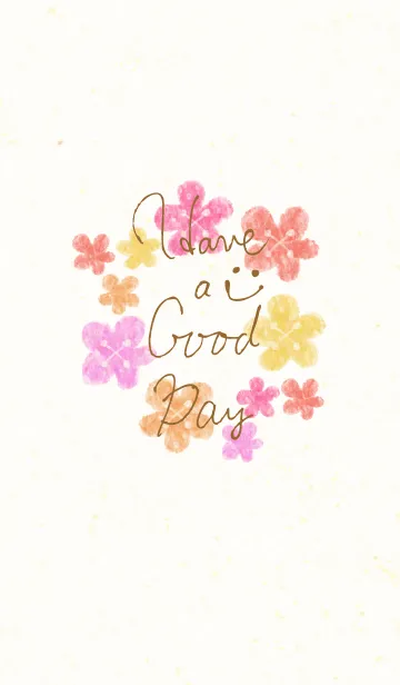 [LINE着せ替え] 大人水彩お花3-スマイル24-の画像1