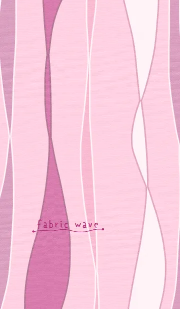 [LINE着せ替え] fabric wave*pink ＆ blackの画像1