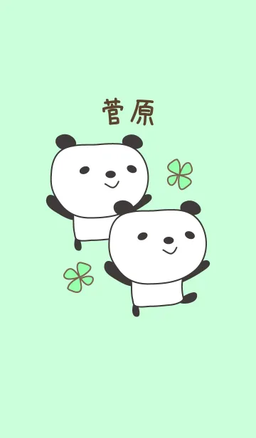 [LINE着せ替え] 菅原さんパンダ着せ替え Panda Sugawaraの画像1