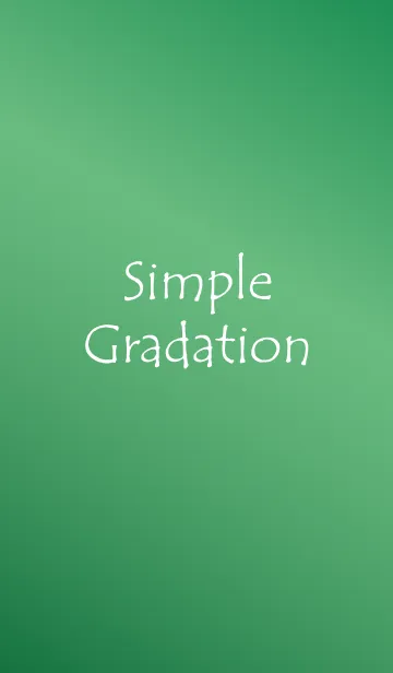 [LINE着せ替え] Simple Gradation -GREEN 3-の画像1